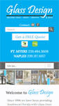 Mobile Screenshot of glassdesigns.com